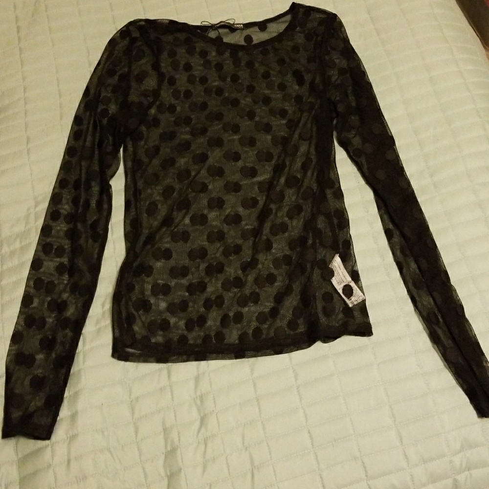 Zara Polka Dot Shirt